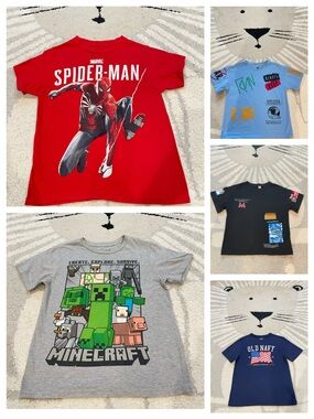 5 pieces of Kids Costume Tee
